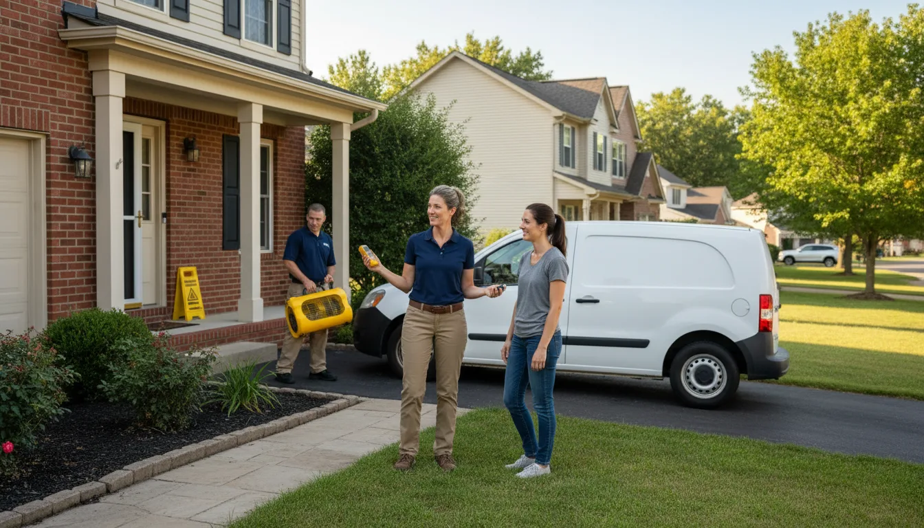 Water restoration image for Water Damage & Restoration Services in Ashland, OH